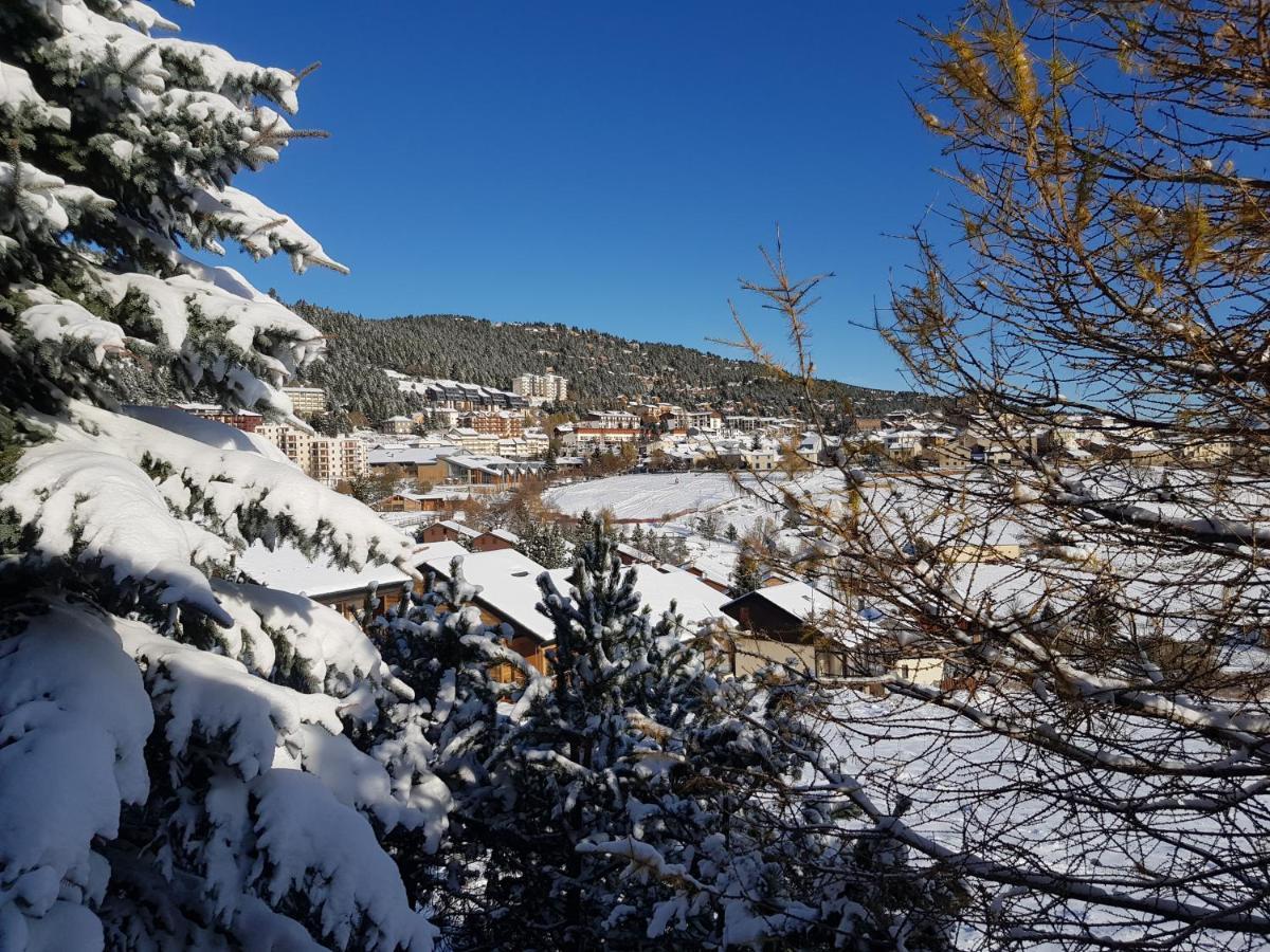 Chalet Pres Des Pistes Avec Vue Panoramique Les Angles  Eksteriør bilde